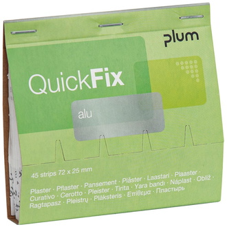 Nachfüllpackung QuickFix,mit 45 Pfl, Alu