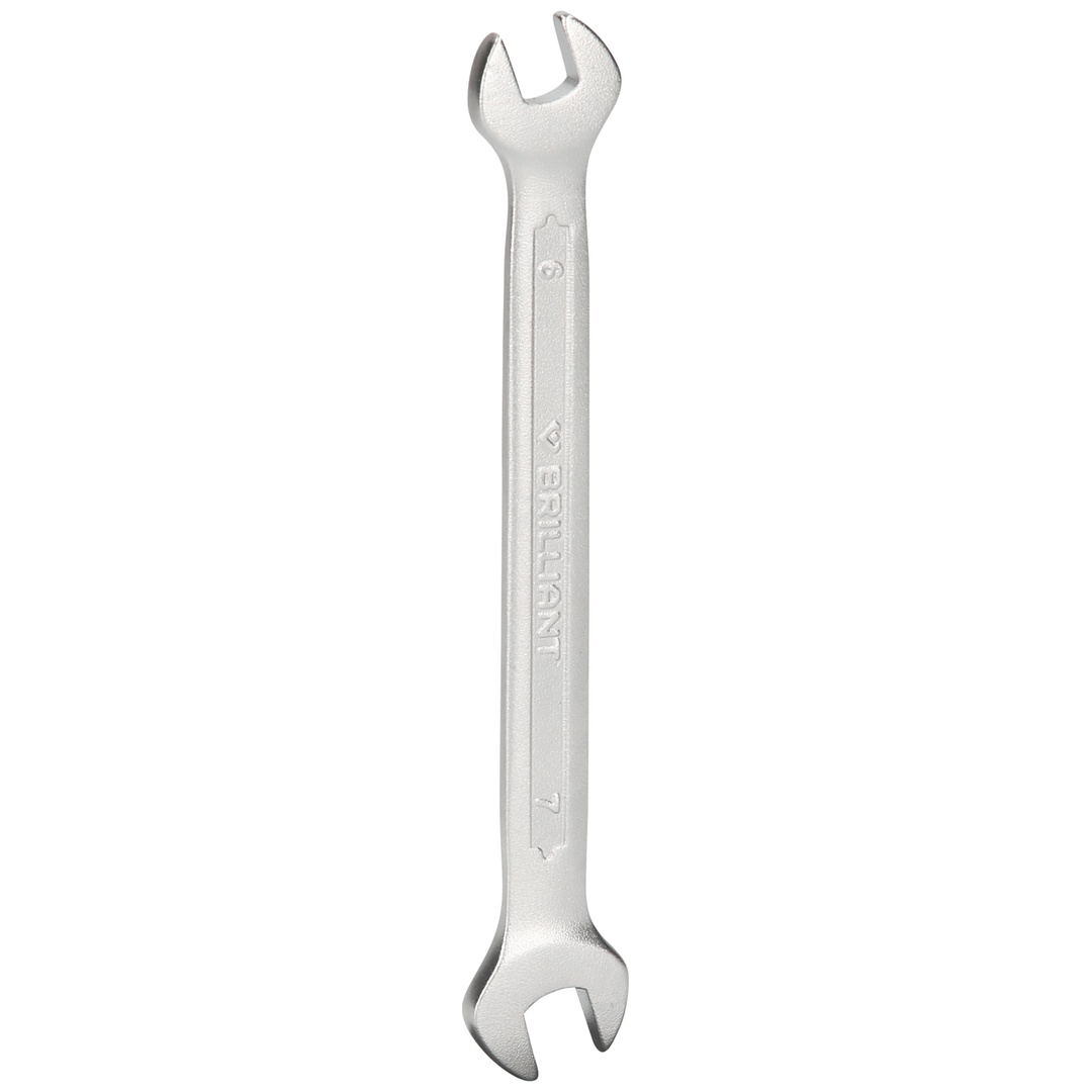 Brilliant Tools Doppel-Maulschlüssel, 6 x 7 mm