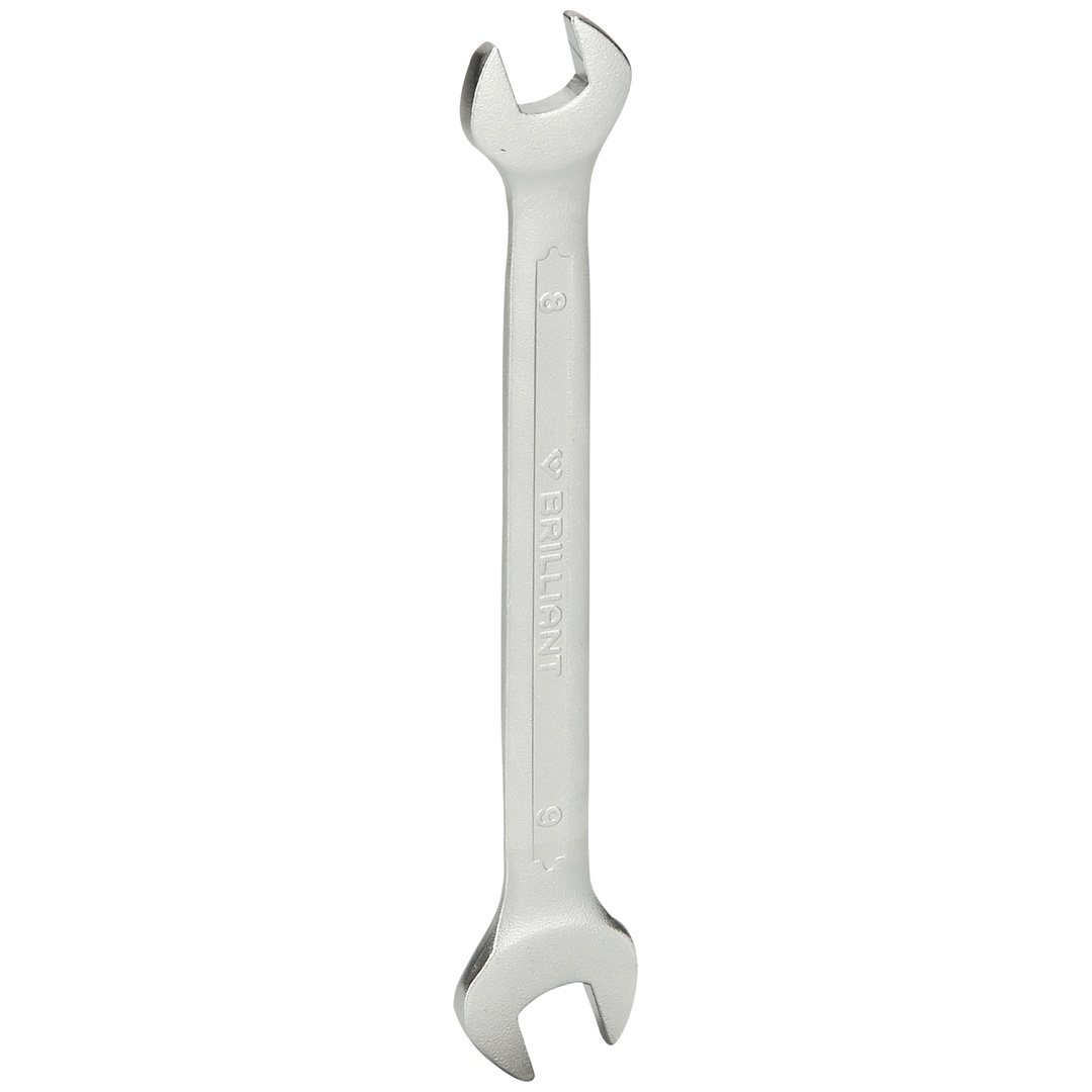 Brilliant Tools Doppel-Maulschlüssel, 8 x 9 mm