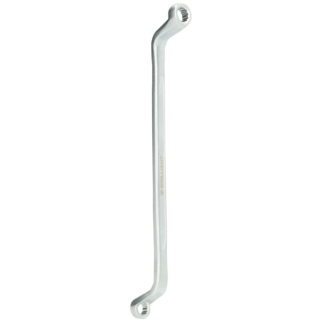 Brilliant Tools Doppel-Ringschlüssel, gekröpft, 6 x 7 mm