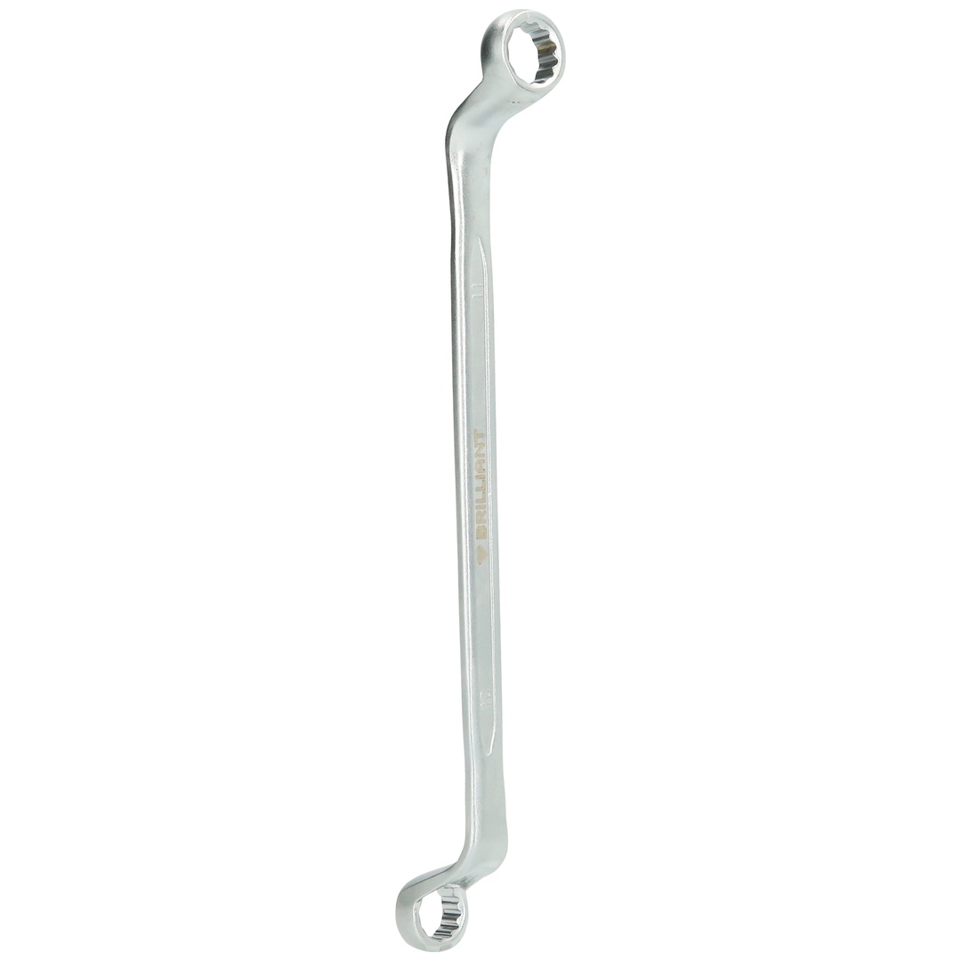 Brilliant Tools Doppel-Ringschlüssel, gekröpft, 10 x 11 mm