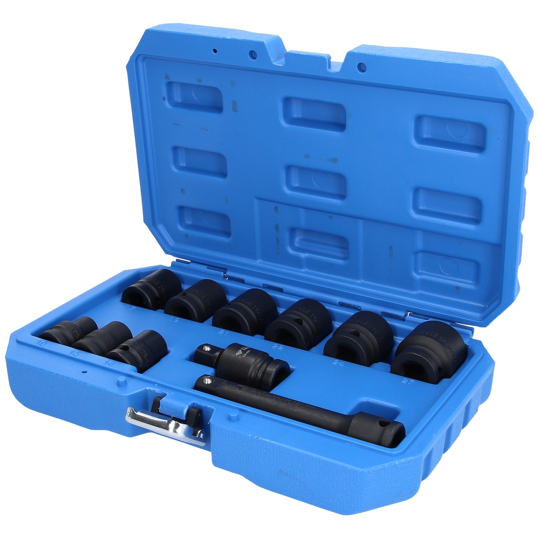 Brilliant Tools 1/2 Kraft-Stecknuss-Satz, Sechskant, 11-tlg., kurz