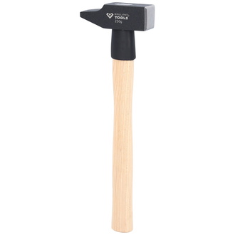 Brilliant Tools Schlosserhammer mit Hickory-Stiel, 250 g, französische Form