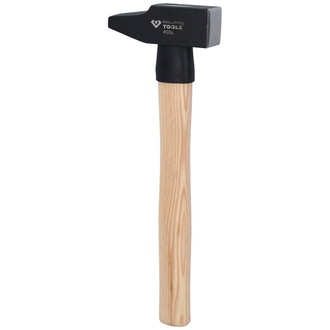 Brilliant Tools Schlosserhammer mit Hickory-Stiel, 400 g, französische Form