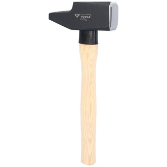 Brilliant Tools Schlosserhammer mit Hickory-Stiel, 2500 g, französische Form