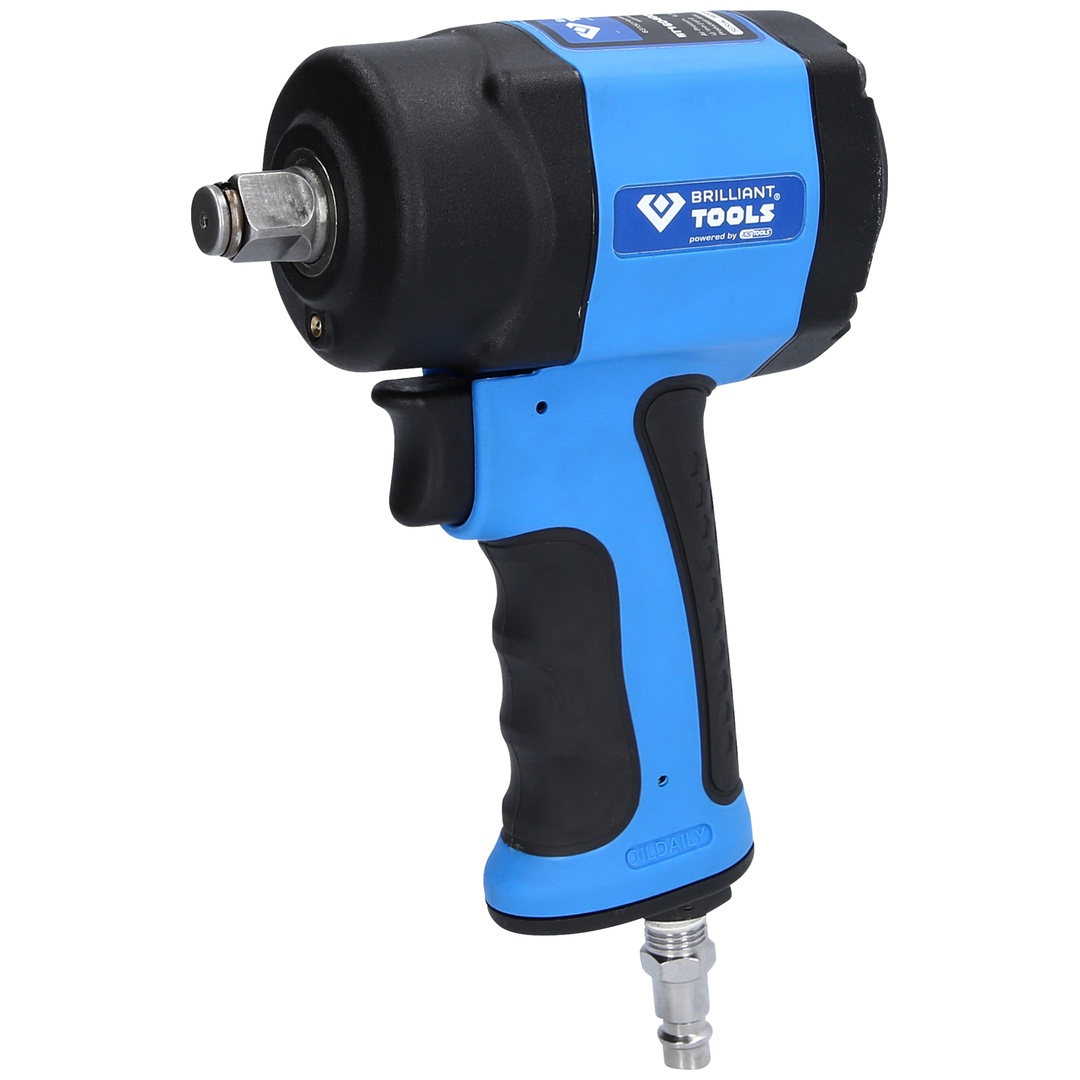 Brilliant Tools 1/2 Mini-Druckluft-Schlagschrauber, 1.240 Nm