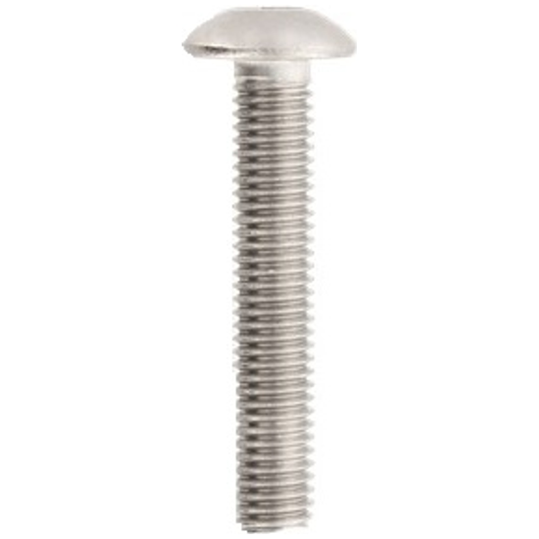 Reidl Innensechskant Ähnl. ISO 7380 mit Vollgewinde, ohne Flansch M 8 x 50 A2 blank