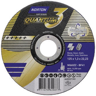 Norton Clipper Trennscheibe Quantum3 125x1,3 T41