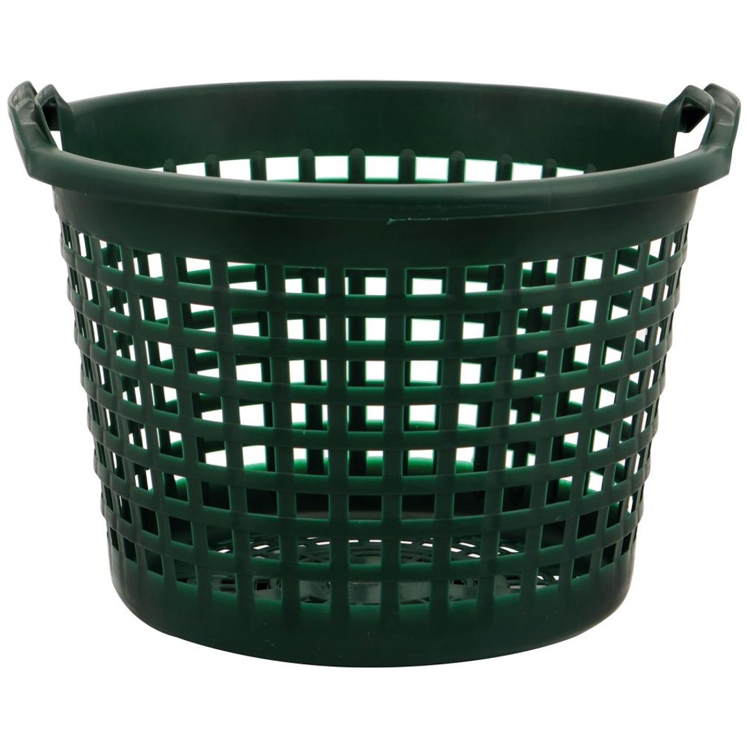 Gartenkorb 25 kg, grün, rund