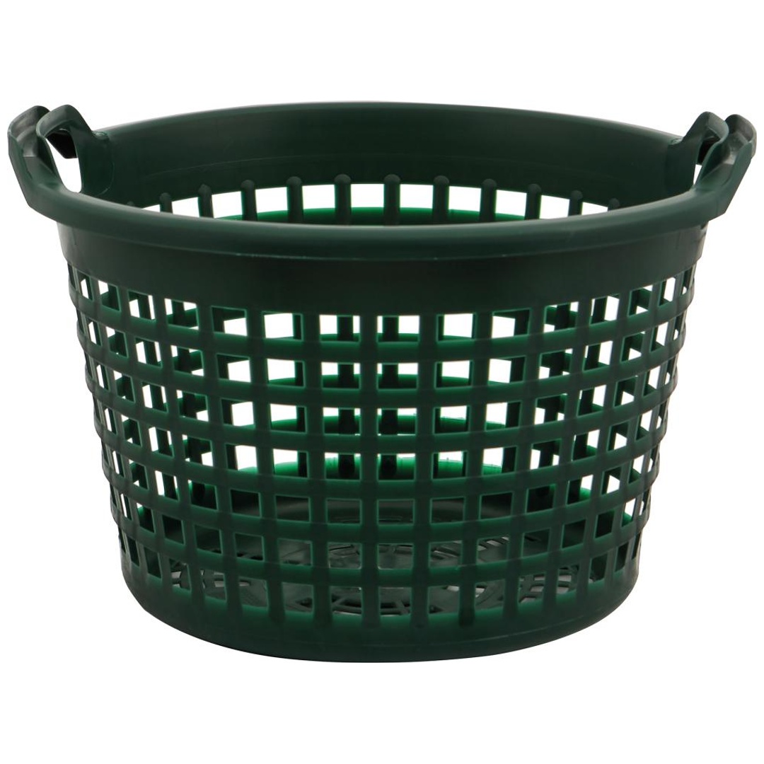 Gartenkorb 15 kg, grün, rund