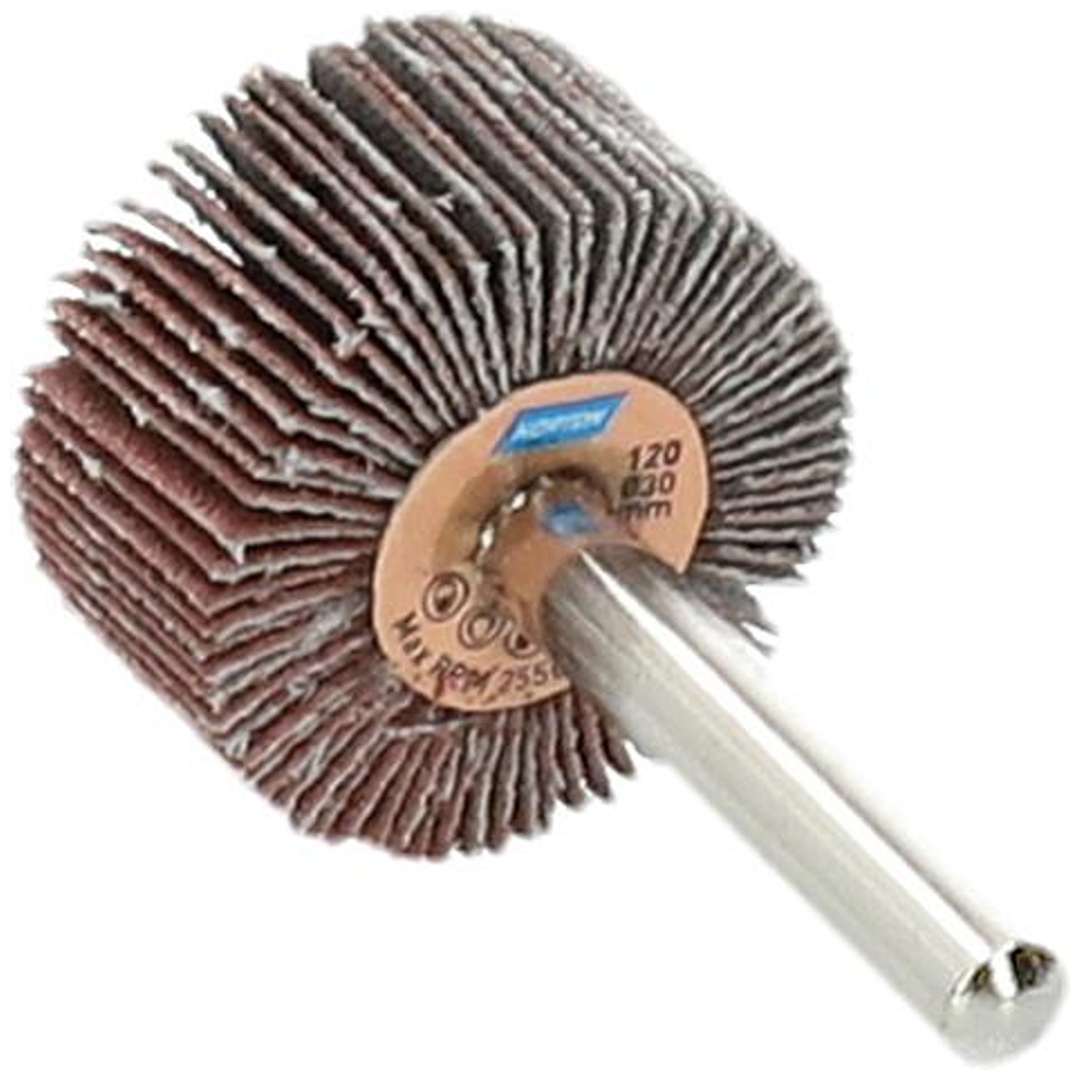 Saint Gobain Norton Clipper Fächerschleifer mit Schaft R207Plus 30x15x6 P120