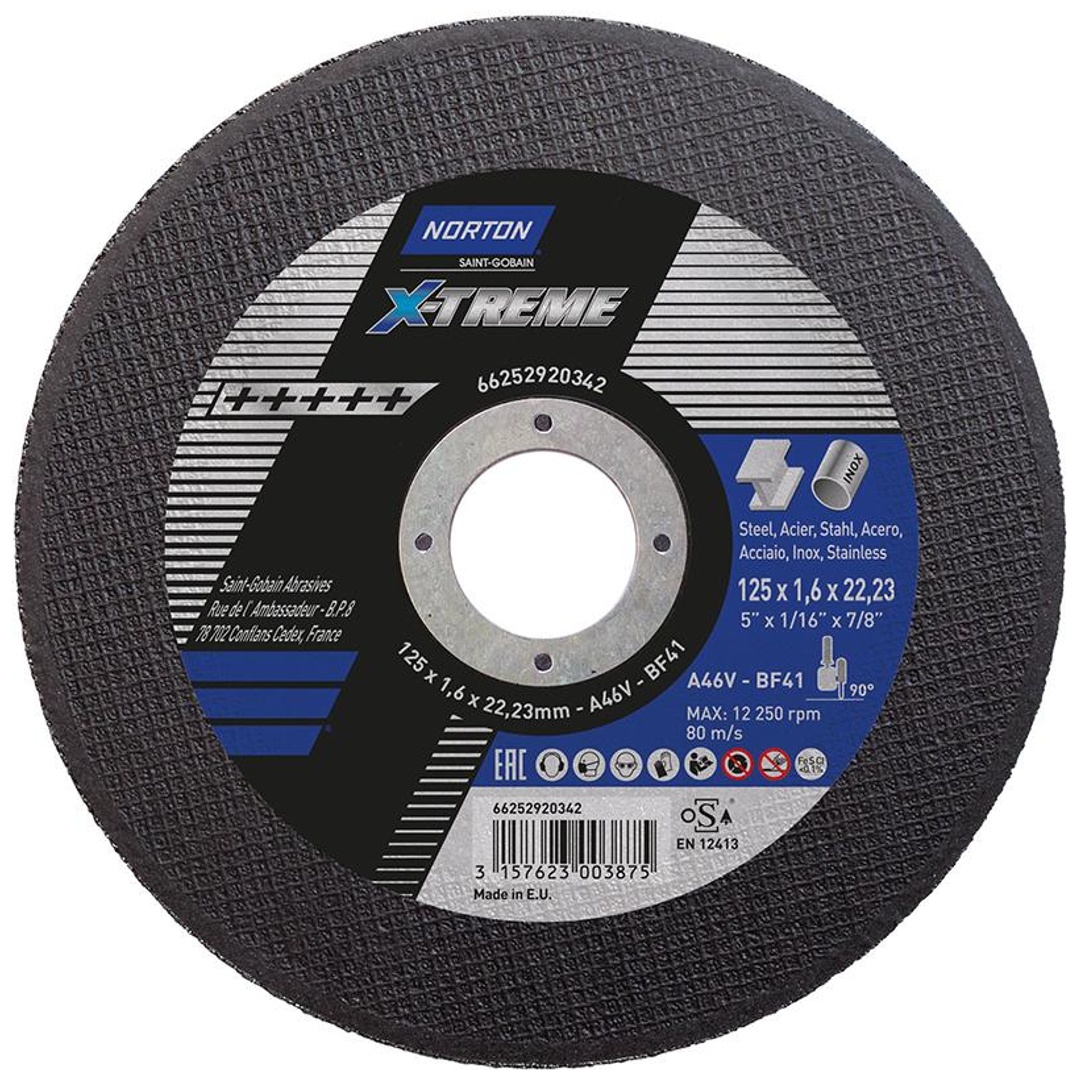 Saint Gobain Norton Clipper Trennscheibe X-Treme 125x1,6 T41