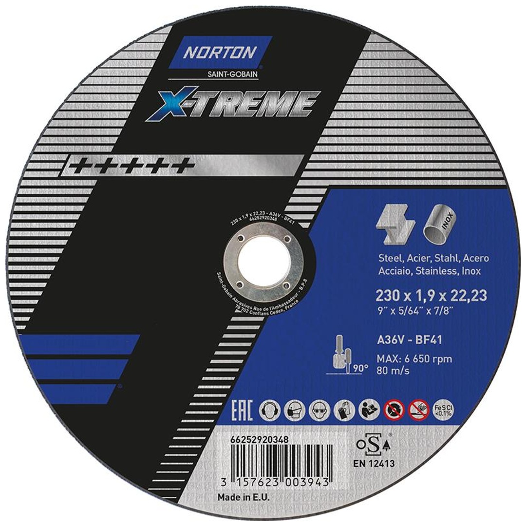 Saint Gobain Norton Clipper Trennscheibe X-Treme 230x1,9 T41