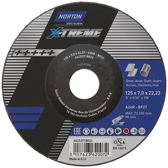 Norton Clipper Schruppscheibe X-Treme 125x7,0 T27