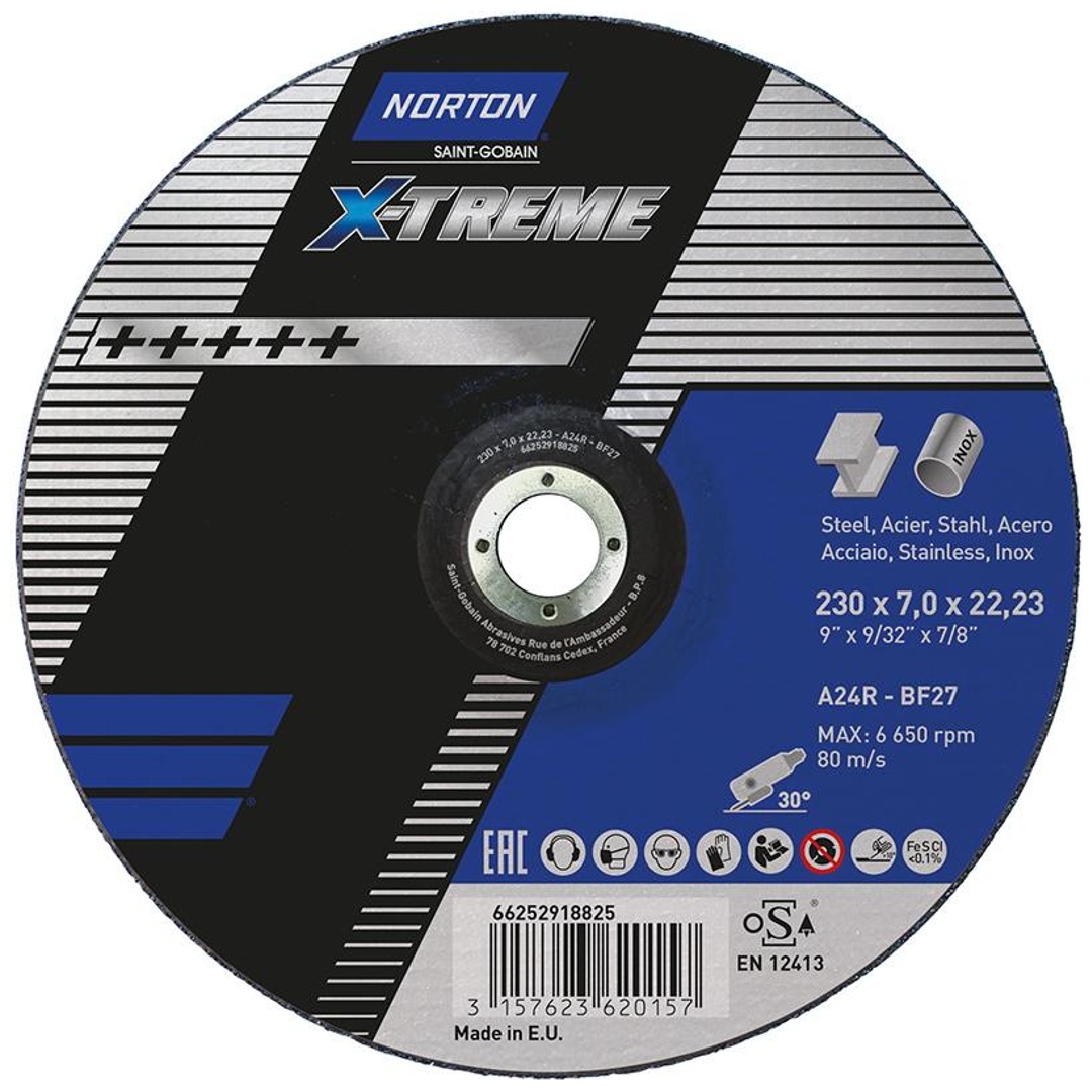 Saint Gobain Norton Clipper Schruppscheibe X-Treme 230x7,0 T27