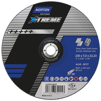 Norton Clipper Schruppscheibe X-Treme 230x7,0 T27