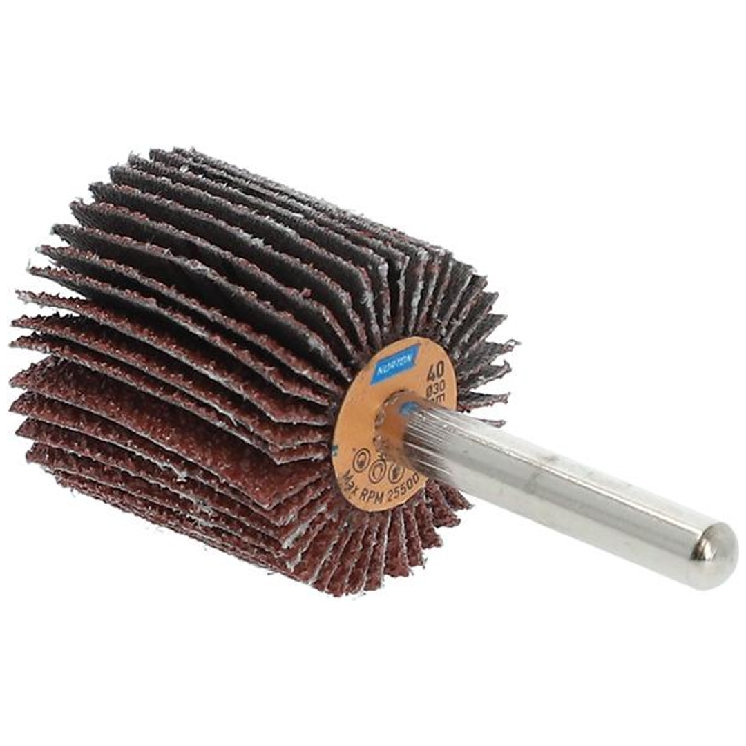 Saint Gobain Norton Clipper Fächerschleifer mit Schaft R207Plus 30x30x6 P40
