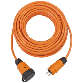 Brennenstuhl professionalLINE Verlängerungskabel VQ 1200 IP44, 10 m Kabel in orange H07BQ-F 3G2,5, BGI 608