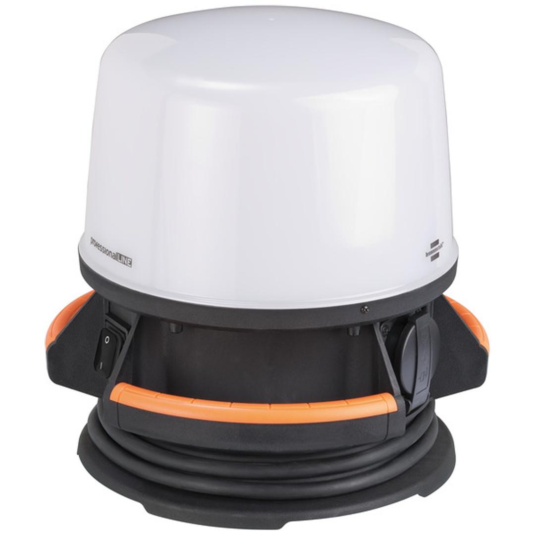Brennenstuhl LED Arbeitsleuchte 360° ORUM 5050 M professionalLINE, IP54, 47 W, 5800 lm, 5 m Kabel, BGI 608
