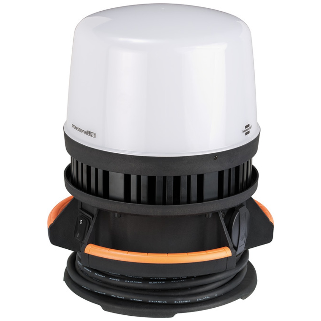Brennenstuhl LED Arbeitsleuchte 360° ORUM 12050 M professionalLINE, IP54, 97 W, 12600 lm, 5 m Kabel, BGI 608