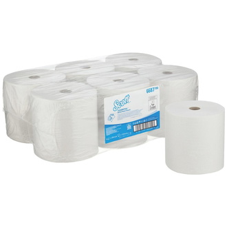 Kimberly-Clark Scott ESSENTIAL Handtücher Rolle / weiß