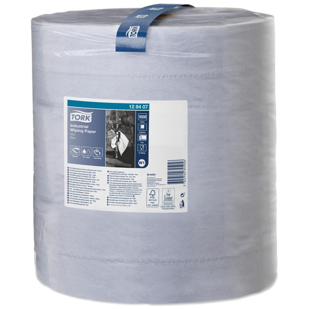 Tork 128407 Cleaning Tissue 3-Ply Strong Absorbent High Capacity D...