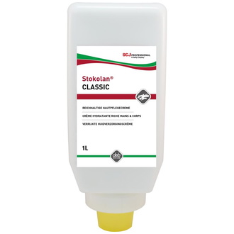 SC Johnson Stokolan Classic Hautpflegecreme 1.000 ml Softflasche trockene-strapaz. Haut