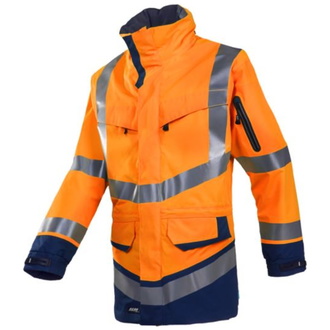 SIOEN Warnschutz-Regenjacke Windsor Gr. 2XL leuchtorange/marine