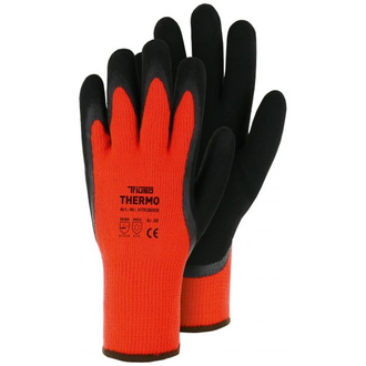 TR380 Thermo, Acryl-Handschuh mit Latex-Beschichtung, Gr. 7 orange