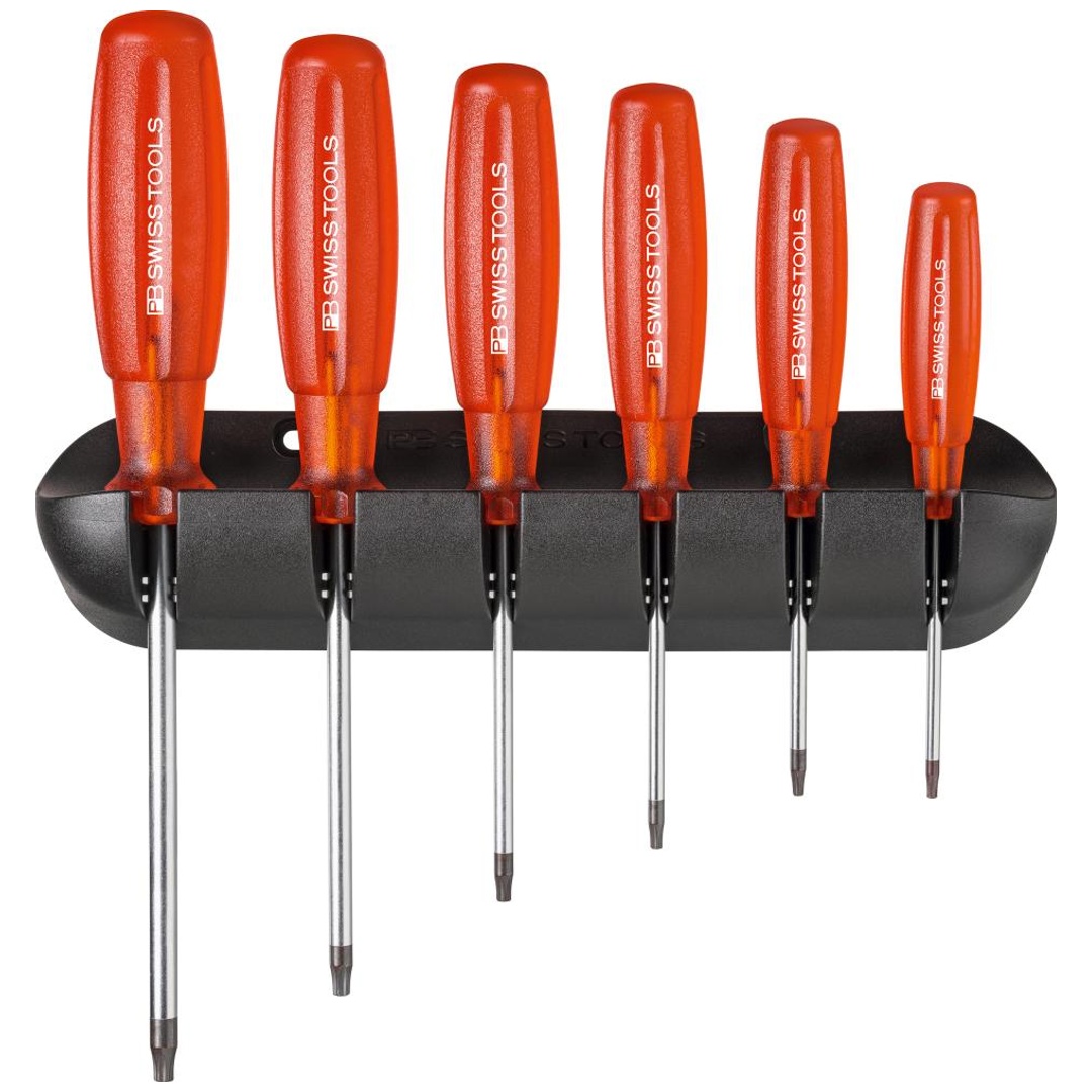 Swiss Tools Schraubendreher-Satz 6-teilig TX im Wandhalter Multicraft