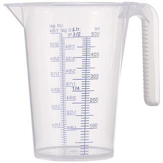 Pressol Messbecher Polypropylen 0,5 l transparent