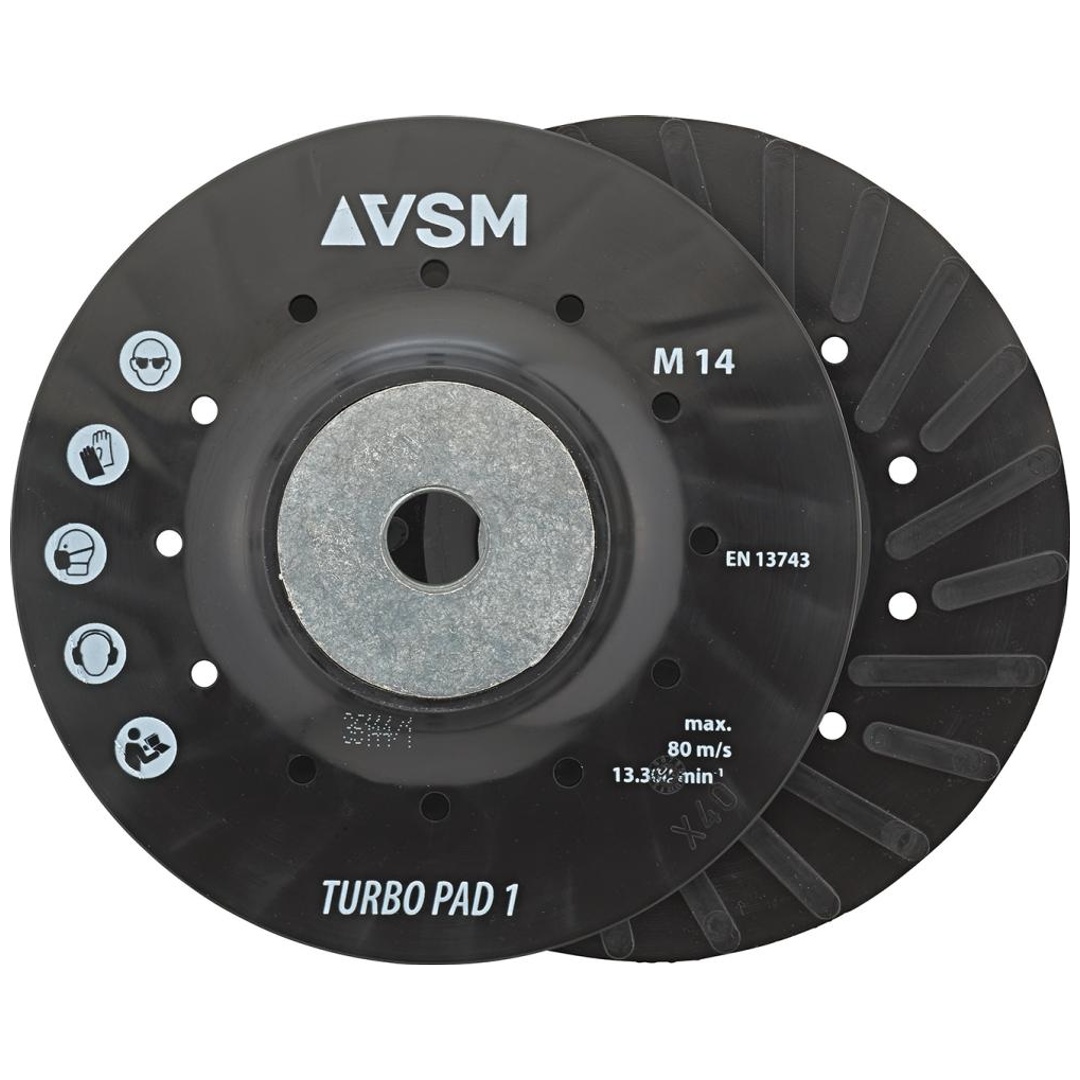 VSM Stützteller M14 mit Kühlrippen, 180 mm