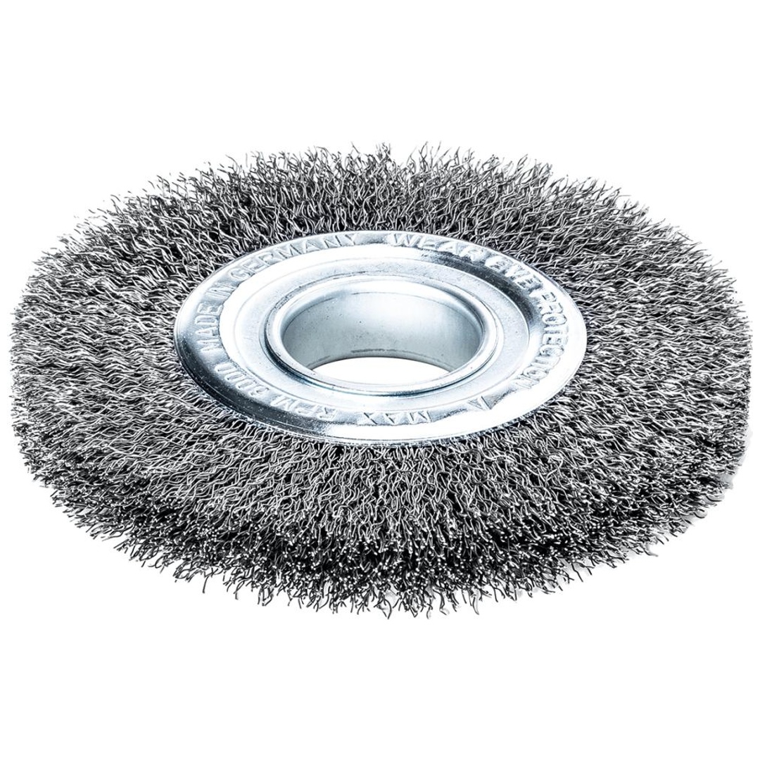 Lessmann Rundbürste Stahldraht 150x23/25mm,gewellt 0,3mm