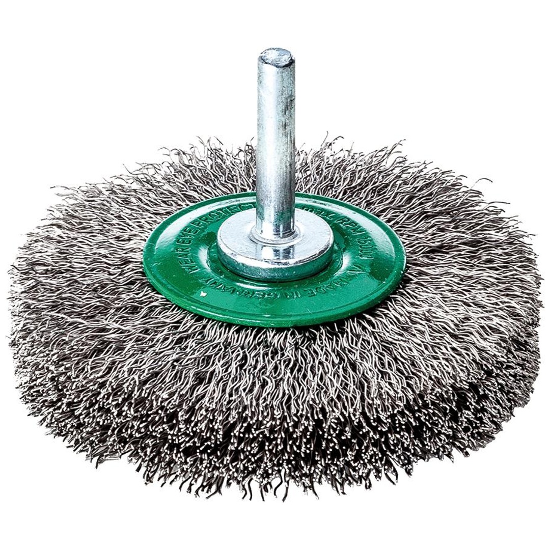 Lessmann Schaft-Rundbürste Edelstahl gew. 70x0,2mm