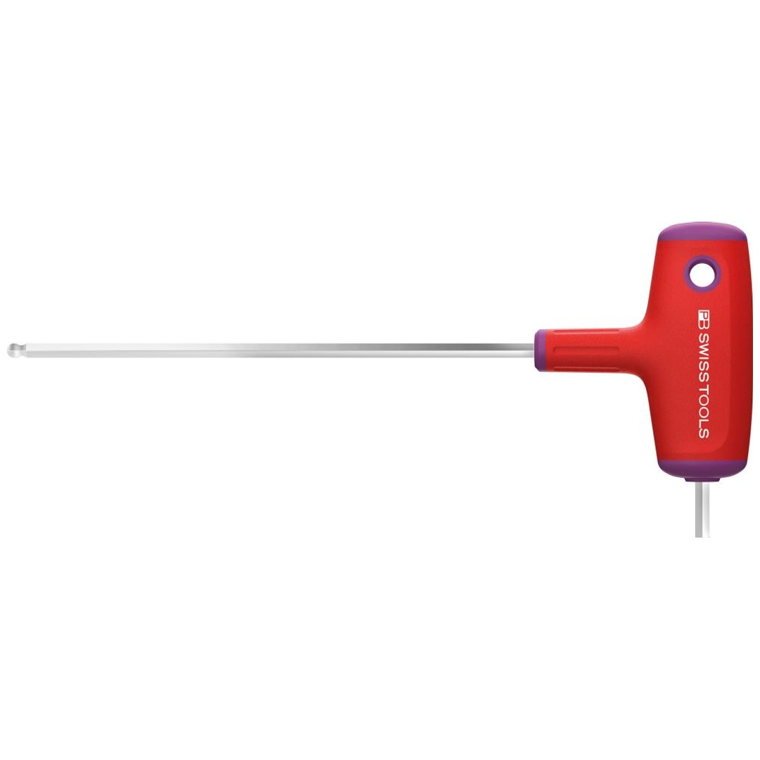 Swiss Tools T-Griff-Schraubendreher mit Seitenabtrieb 6x150mm Kugelkopf