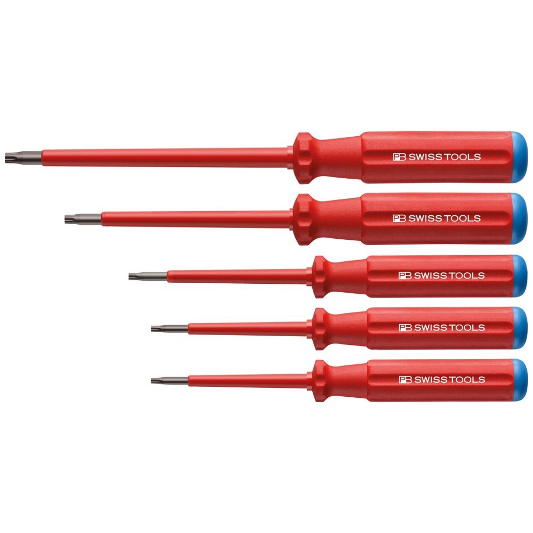 Swiss Tools Schraubendreher-Satz VDE 5-teilig TX im Karton Classic