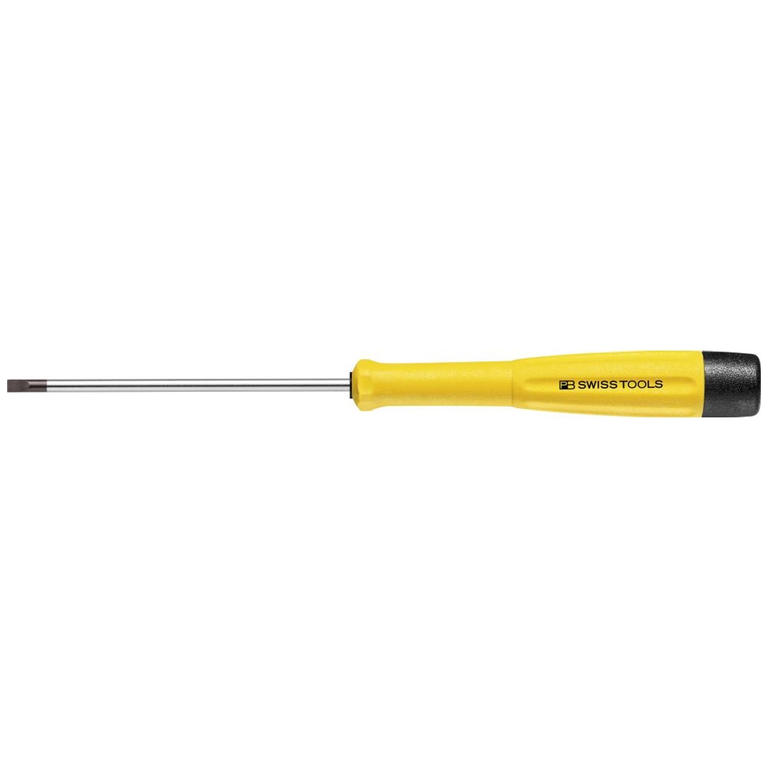 Swiss Tools Elektronik-Schraubendreher ESD Schlitz 3x0,5x80mm