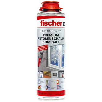 Fischer 1K Pistolenschaum PUP 500 ml G B2 betongrau