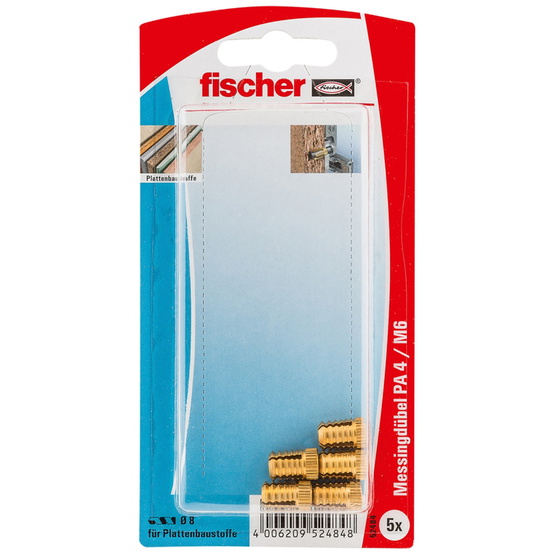 Fischer-Messingduebel-PA4-im-Blister