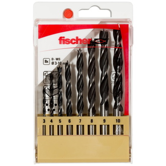 Fischer Holzbohrer D-WS Set 3-10mm P (8)