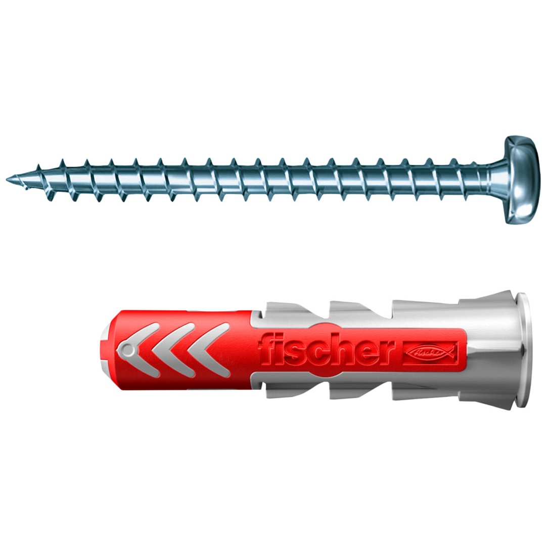 Fischer Duopower 6 x  30 Nylon-Dübel Spreizdübel Klappdübel Hohlraumdübel mit Rand