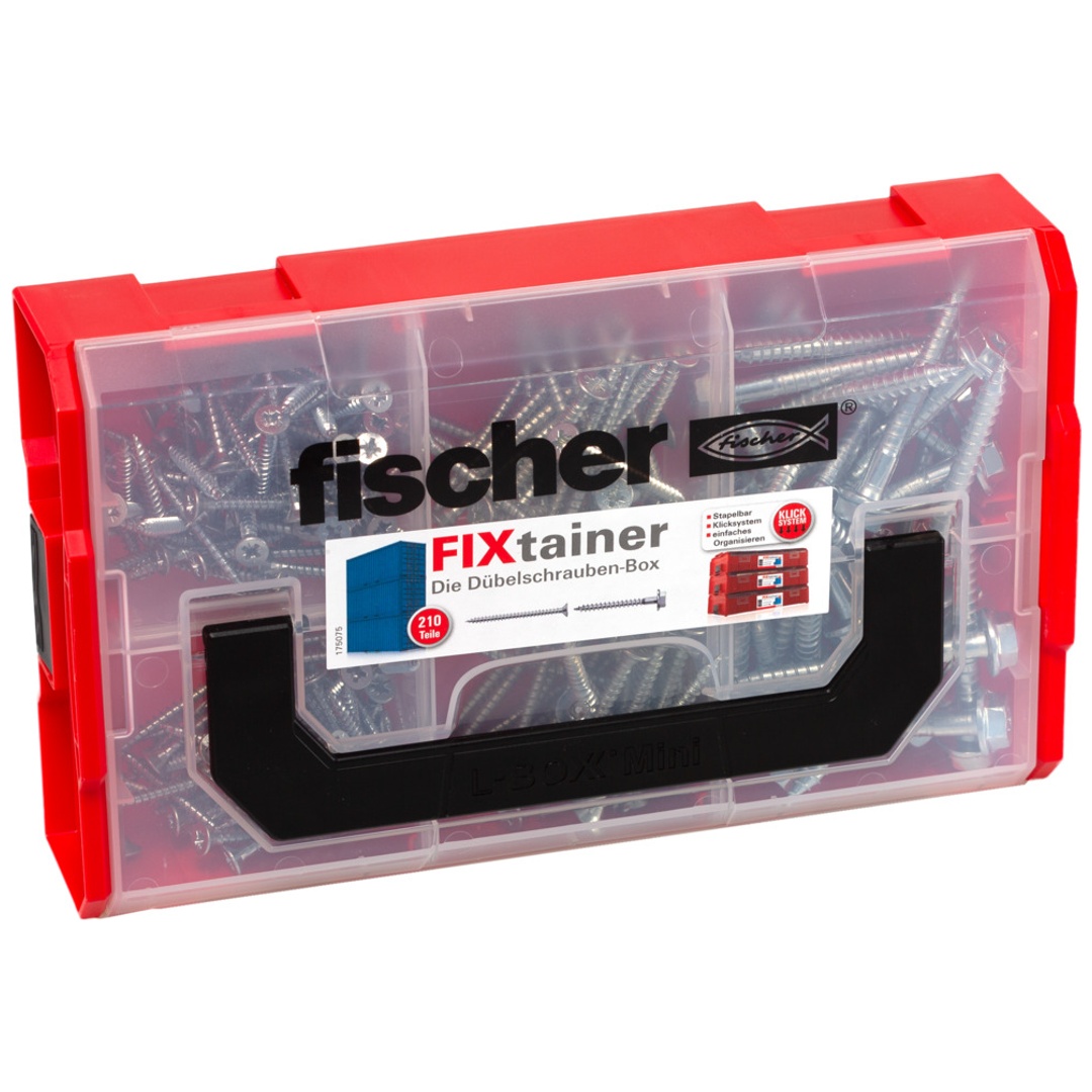 Fischer FixTainer - Dübelschrauben (210 Teile)