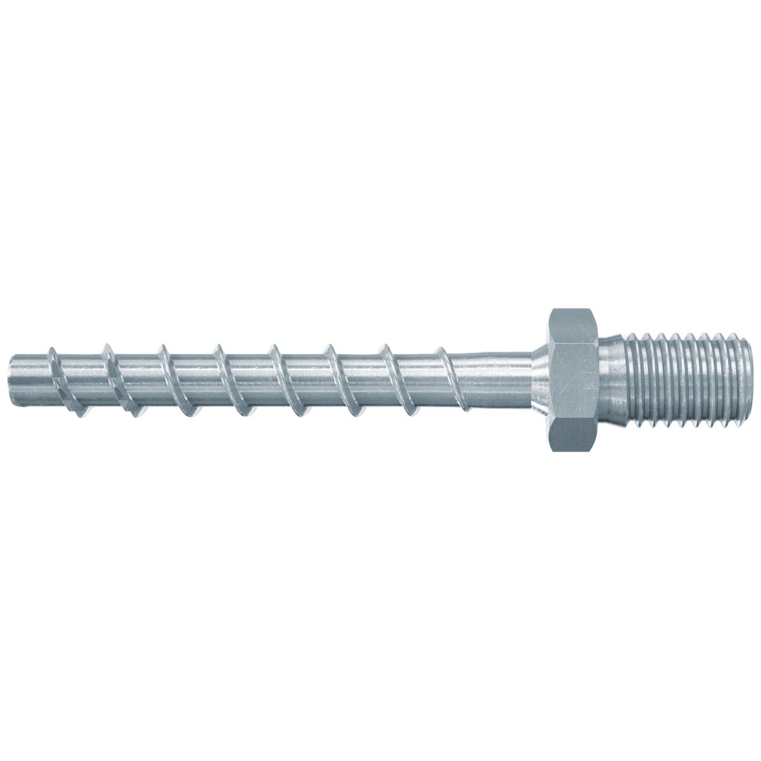 Fischer Betonschraube UltraCut FBS II 6 x 25 mm, Außensechskant/Gewindekopf, Stahl verzinkt, Außensechskant, SW 10
