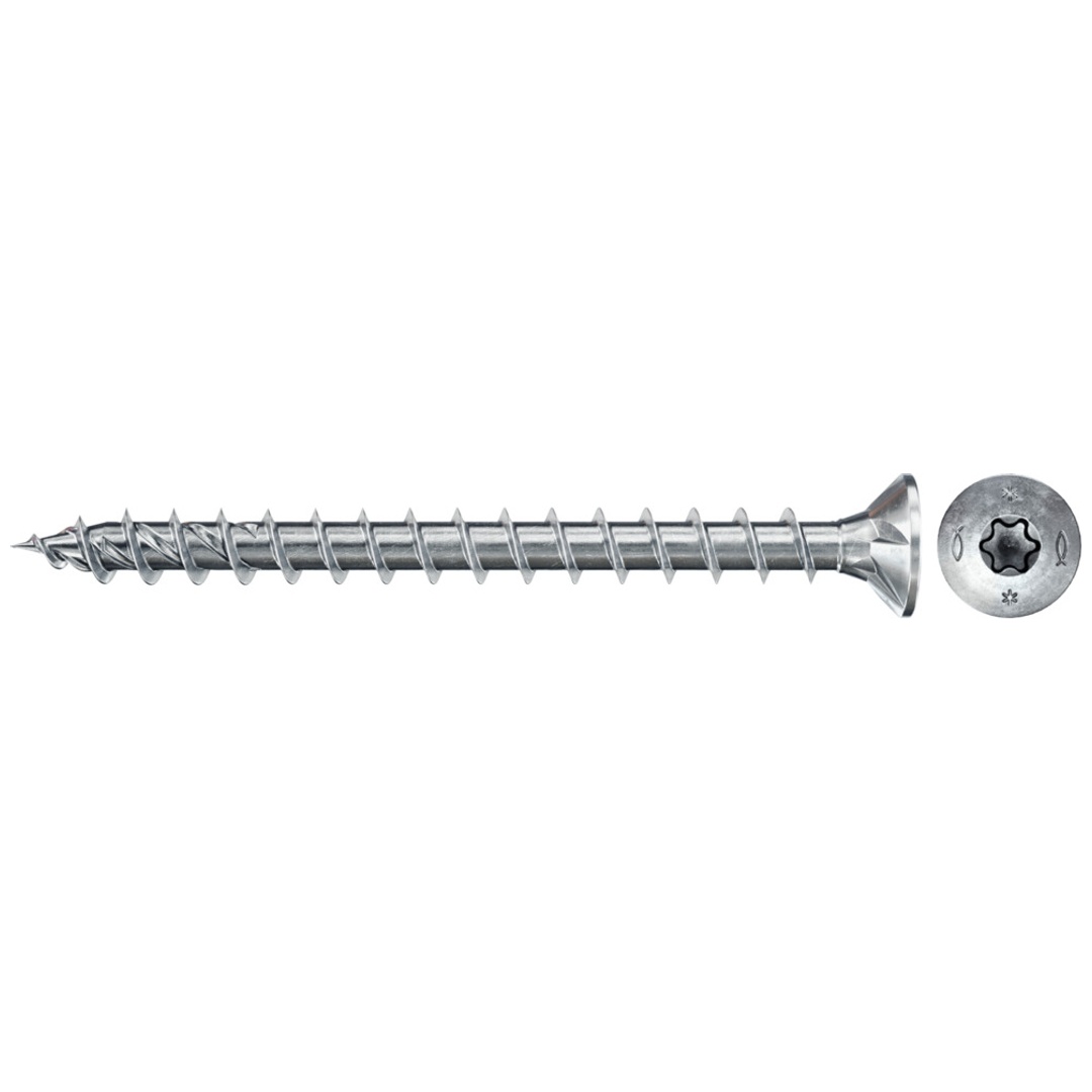 Fischer PowerFast II Spanplattenschraube 5 x 60 mm, Senkkopf, TX20, verzinkt blau, VG, VE 50