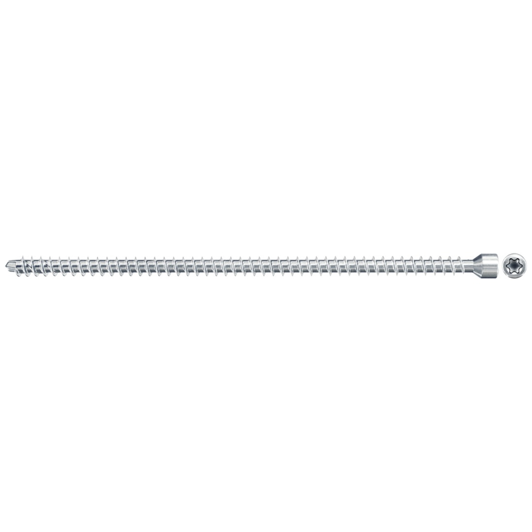 Fischer Power-Full 8x295 Zylinderkopf TX VG, Stahl blau passiviert
