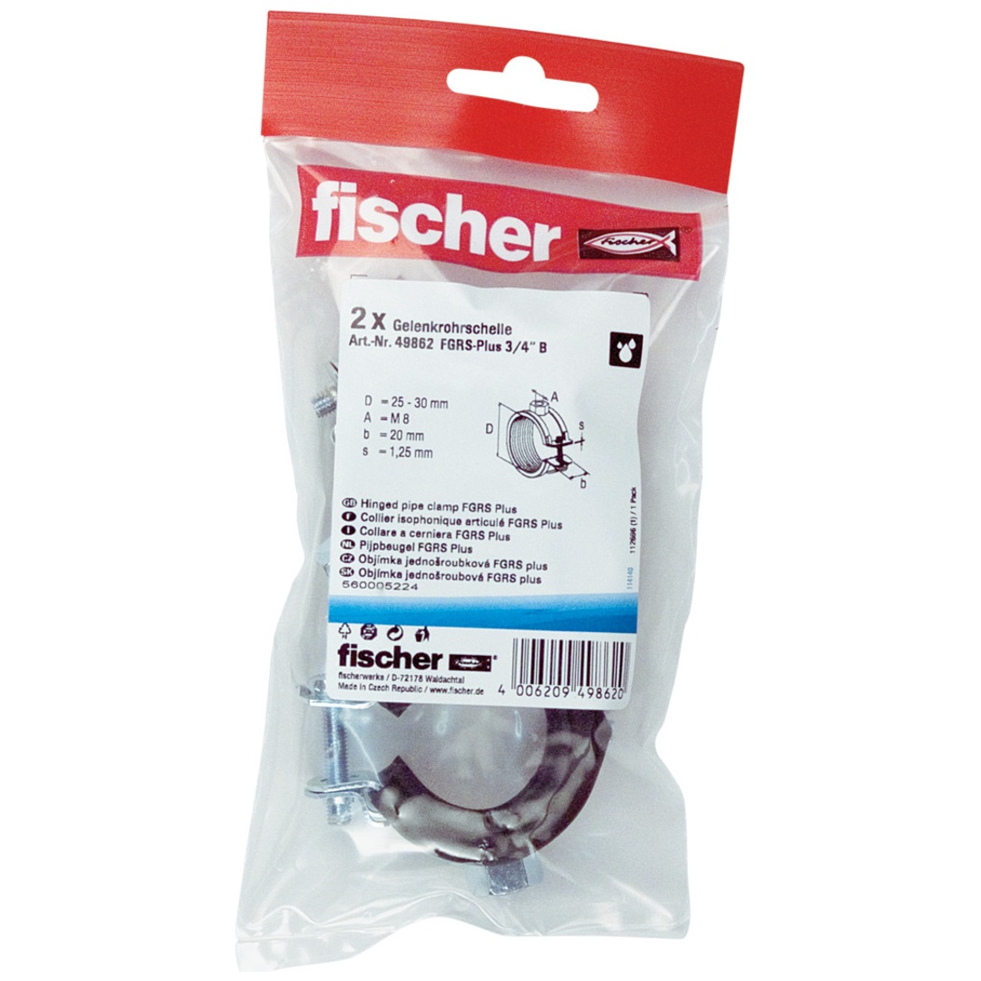 Fischer Gelenkrohrschelle FGRS Plus 3/4 B SB-Sanitär-Montagetechnik