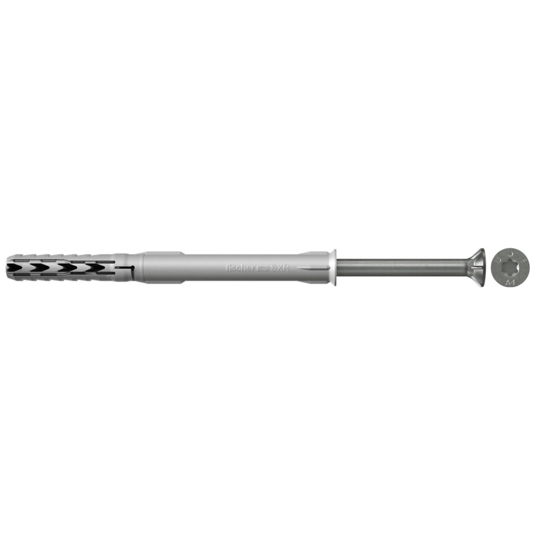 Fischer Langschaftdübel SXR 10 X 230 T mit Senkkopfschraube A4