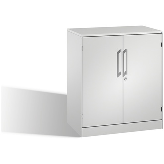 C+P Flügeltürenschrank Asisto 800 x 915 x 435 lichtgrau/lichtgrau, Modell 141053-000