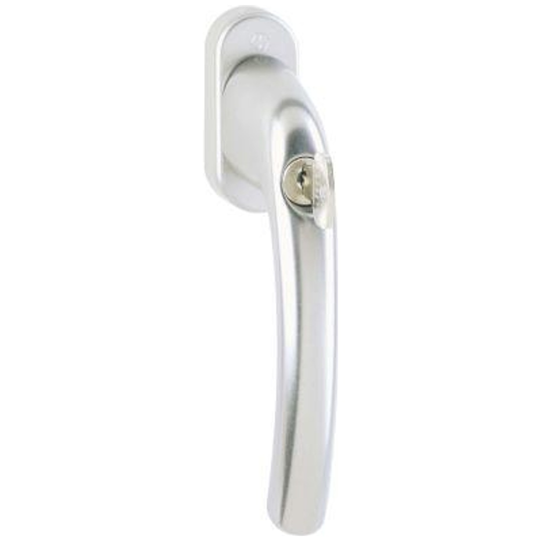 Hoppe DK-Fenstergriff, abschl, Druckzyl, VK7, ALU, 0710S/U26, Tôkyô, Secu100, mit VKstift, F9016