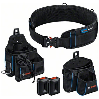 Bosch Werkzeugtasche Werkzeug-Set: je 1x Gürtel 93, GWT 2, GWT 4, 2 x ProClick Holder